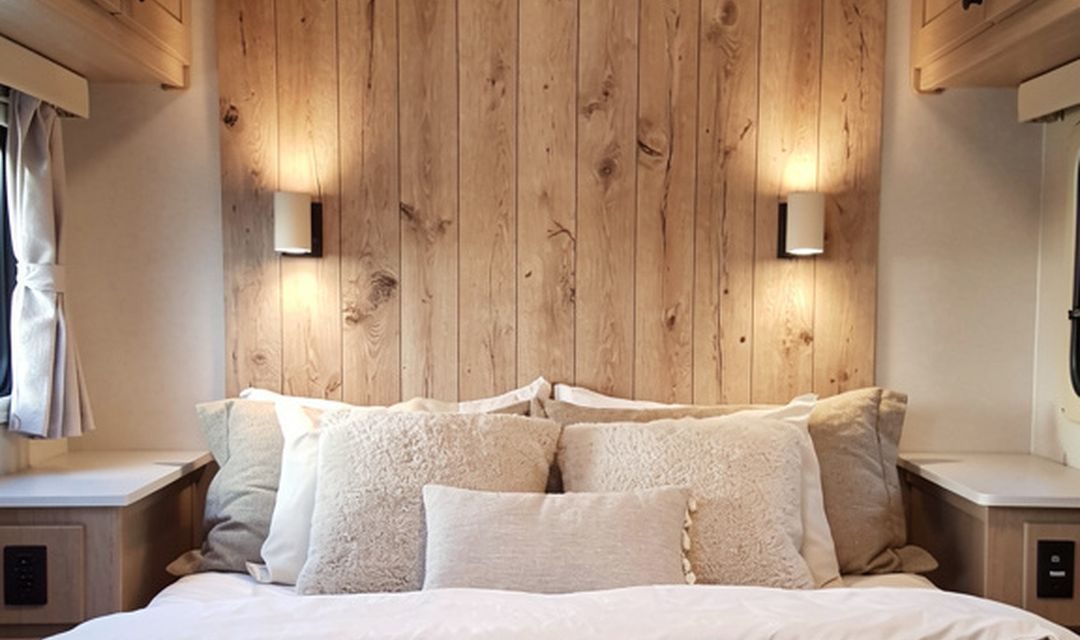 10 DIY Shiplap Headboard Ideas for a Cozy Camper Bedroom