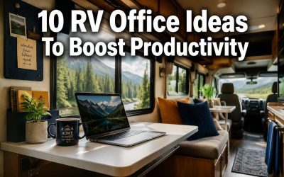 10 RV Office Ideas To Boost Productivity While Living on the Road