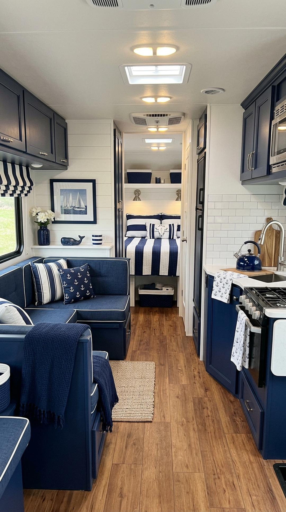 Color coordinated RV interior