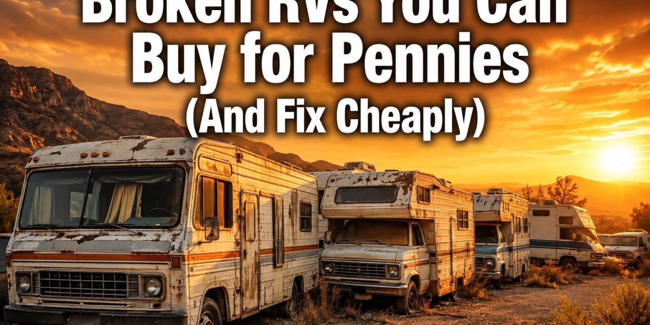 5 “Broken” RVs You Can Buy for Pennies (And Fix Cheaply)