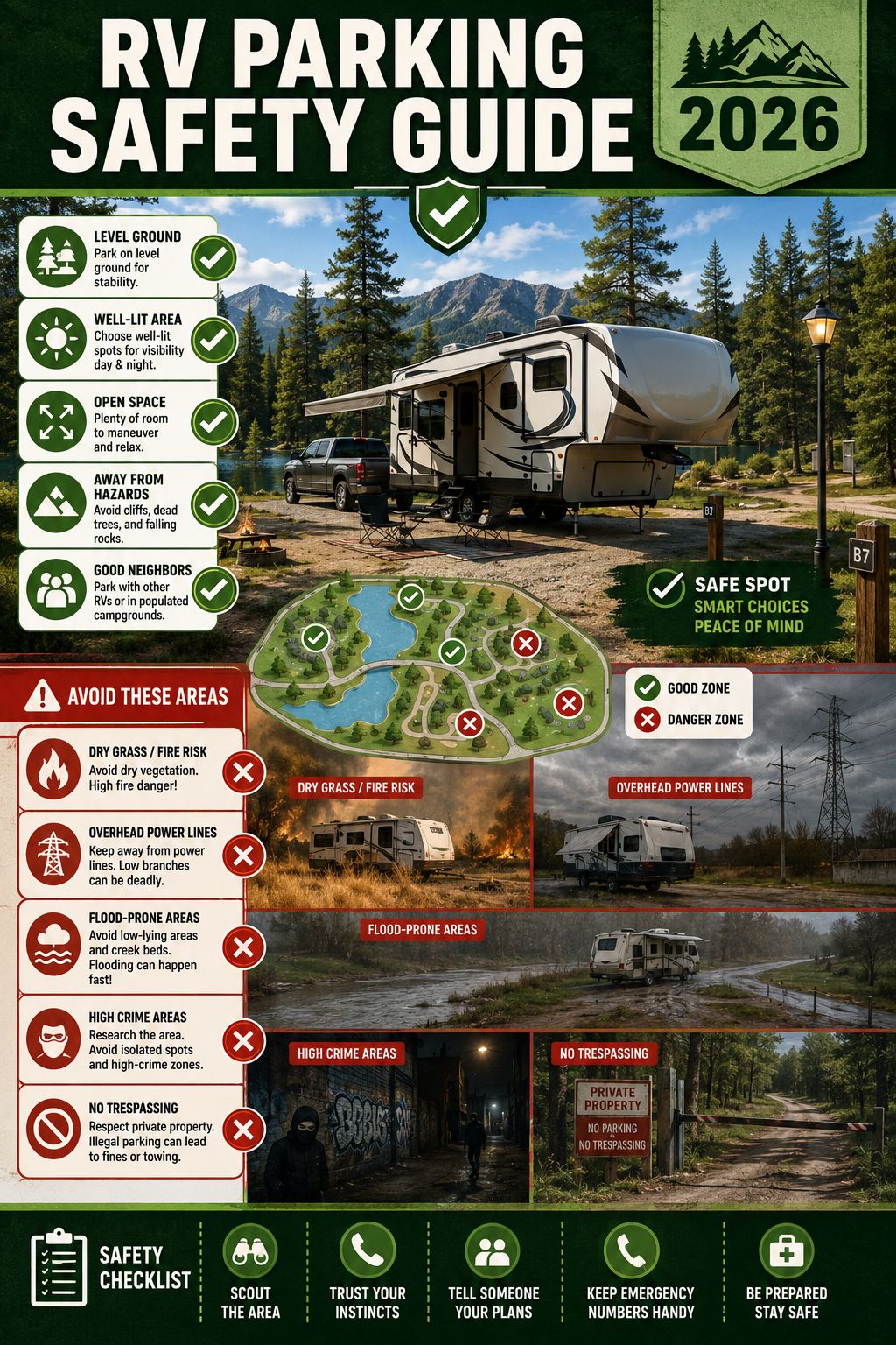 A Complete RV Parking Safety Checklist