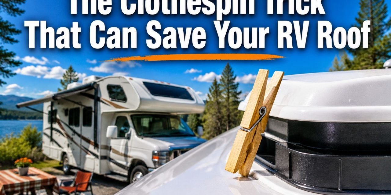 The “Clothespin” Trick That Can Save Your RV Roof