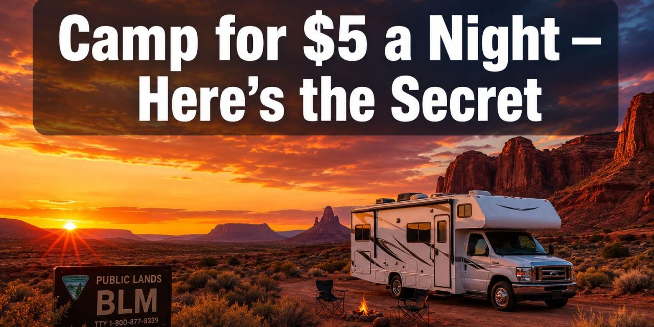 The Secret to Booking Campgrounds for $5 a Night