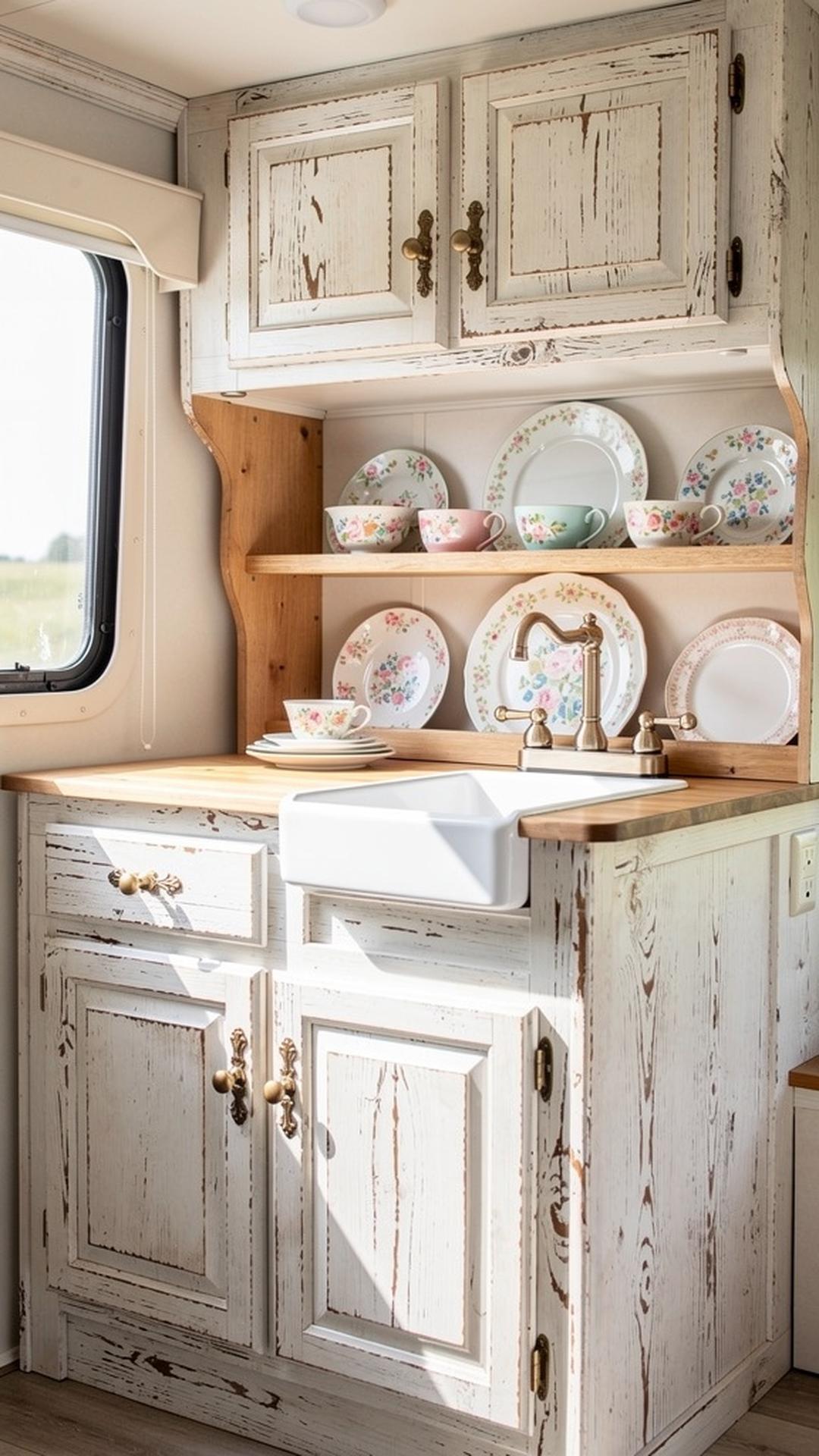 Distressed Cabinets