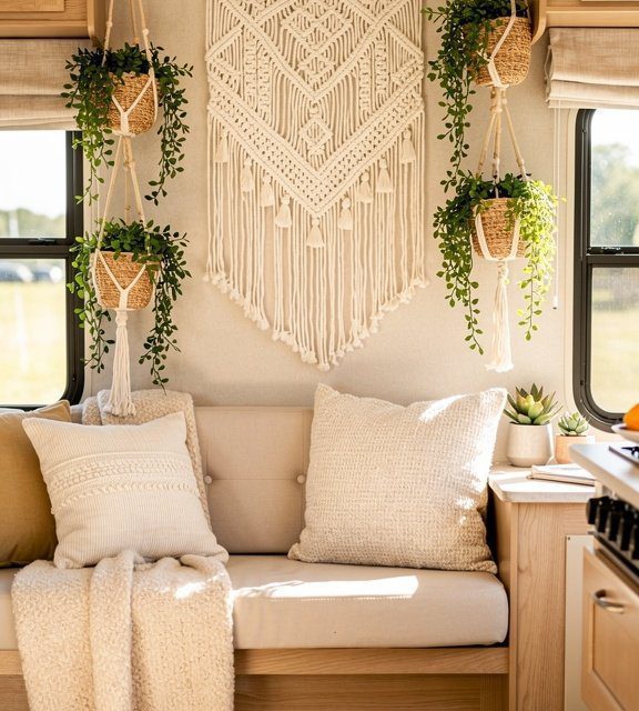 15 Homey Glamping Interior Decorating Ideas for Your RV