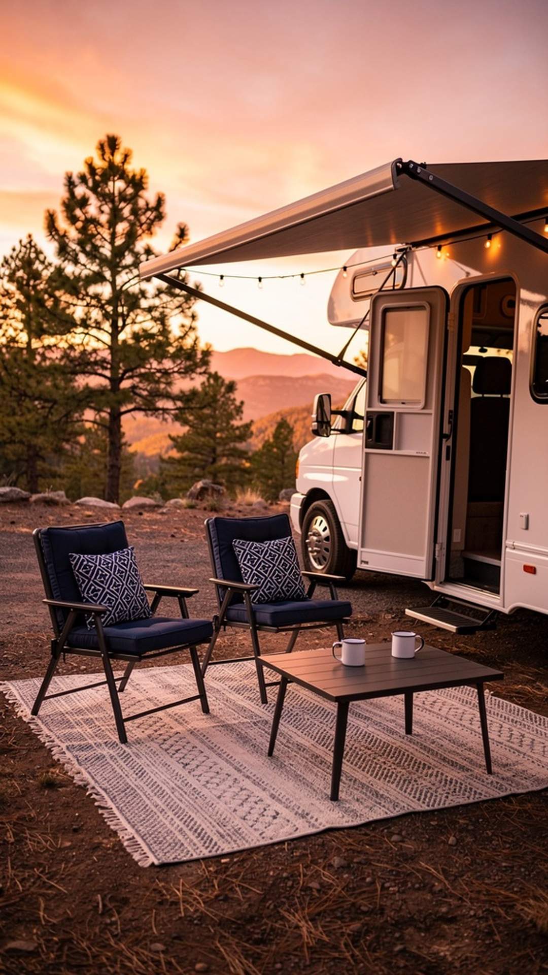 12. Navy Blue Outdoor Furniture