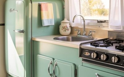 16 Pinterest-Worthy Vintage Camper Kitchen Redo Ideas