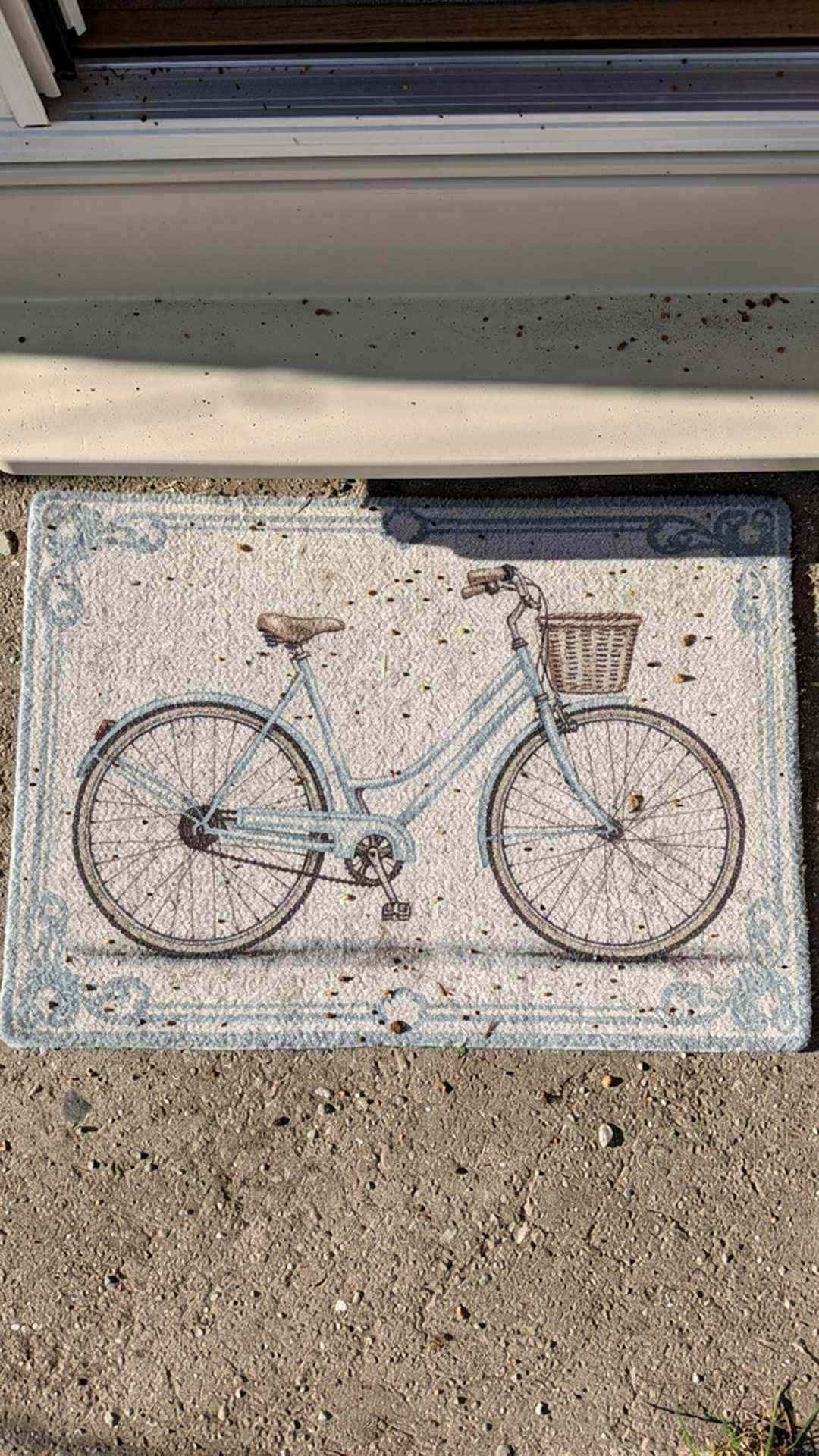 French Country Bicycle Mat