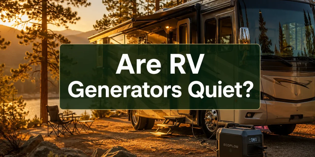Are rv generators quiet?