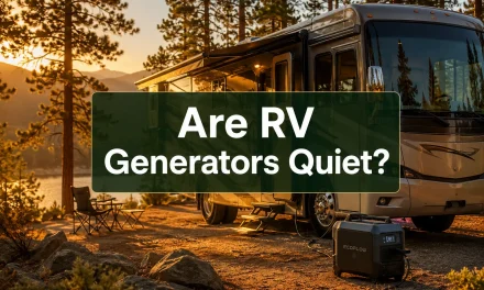 Are rv generators quiet?