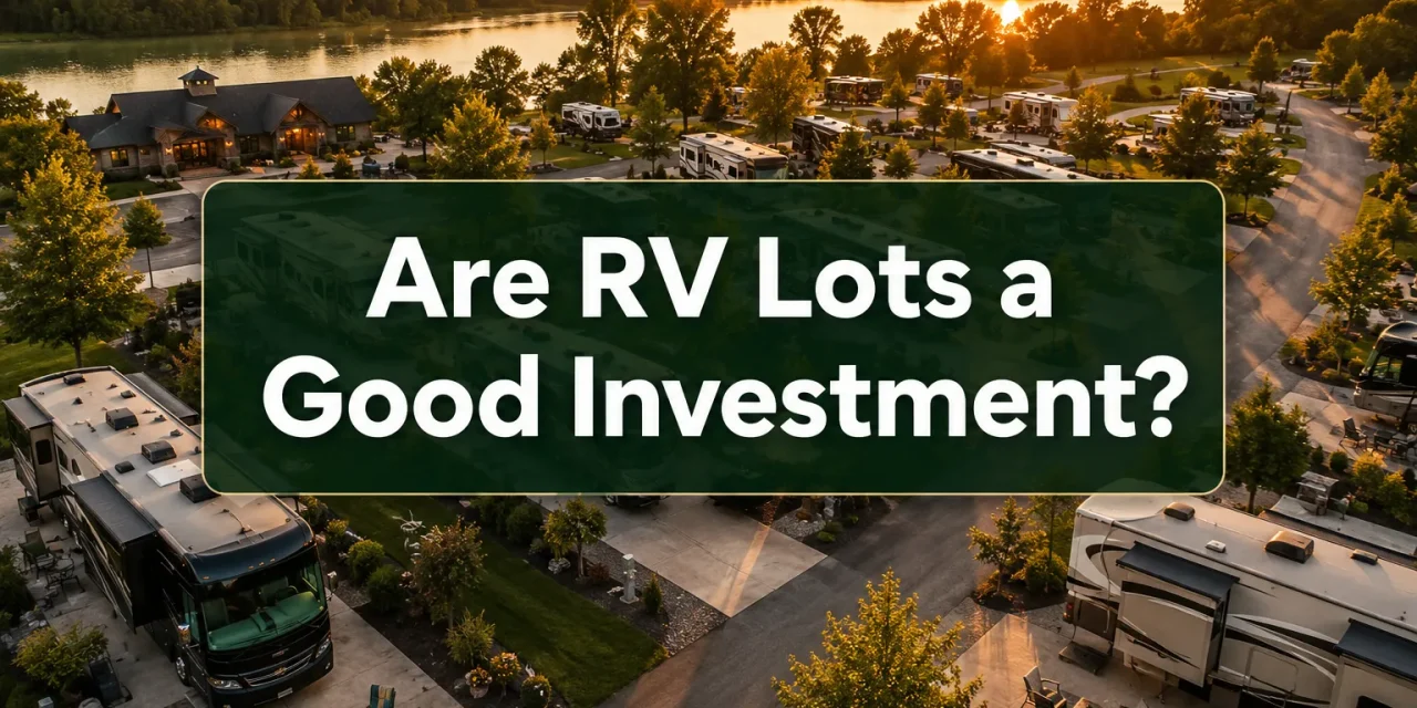 Are RV lots a good investment?