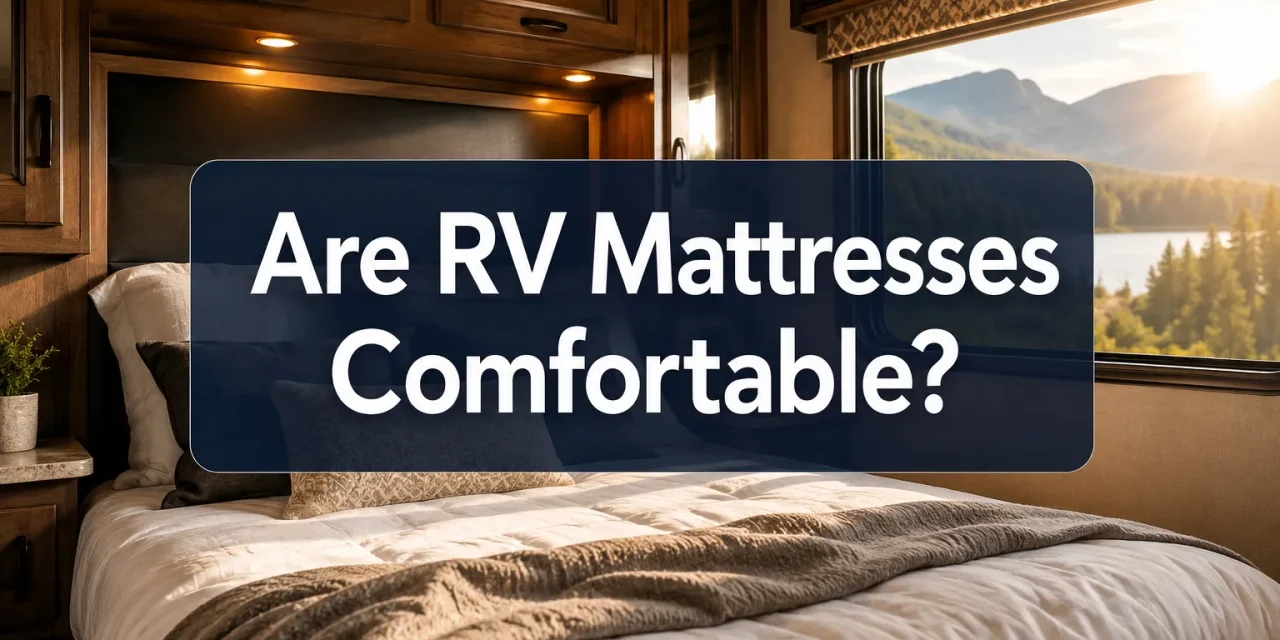 Are RV mattresses comfortable?
