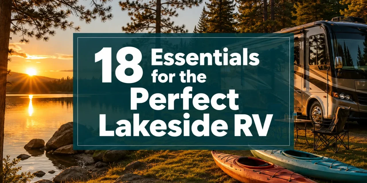 18 Essentials for the Perfect Lakeside RV Weekend