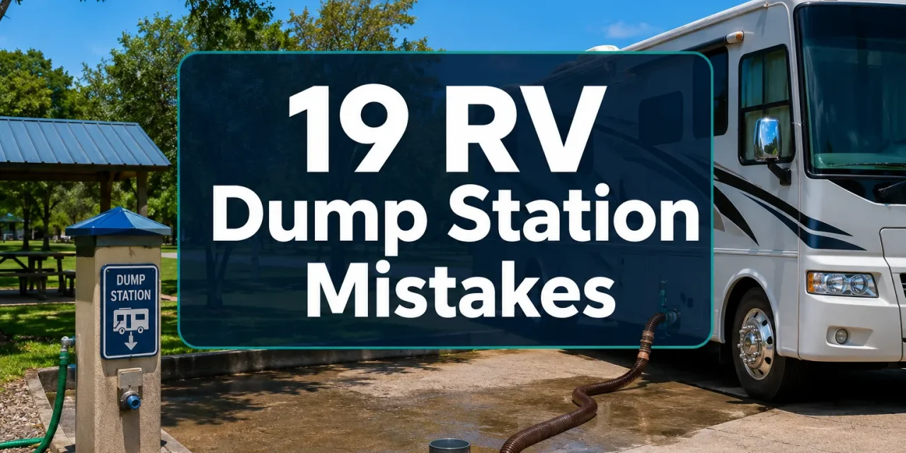19 RV Dump Station Mistakes That Gross Everyone Out