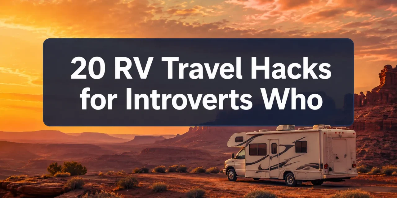 20 RV Travel Hacks for Introverts Who Hate Crowded Campgrounds