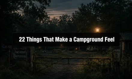 22 Things That Make a Campground Feel Instantly Sketchy
