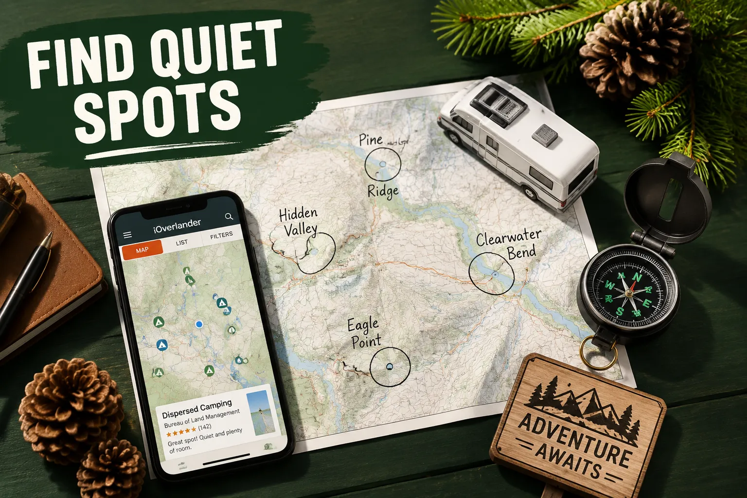 The Best Ways to Find Quiet Spots: 20 RV Travel Hacks for Introverts Who Hate Crowded Campgrounds