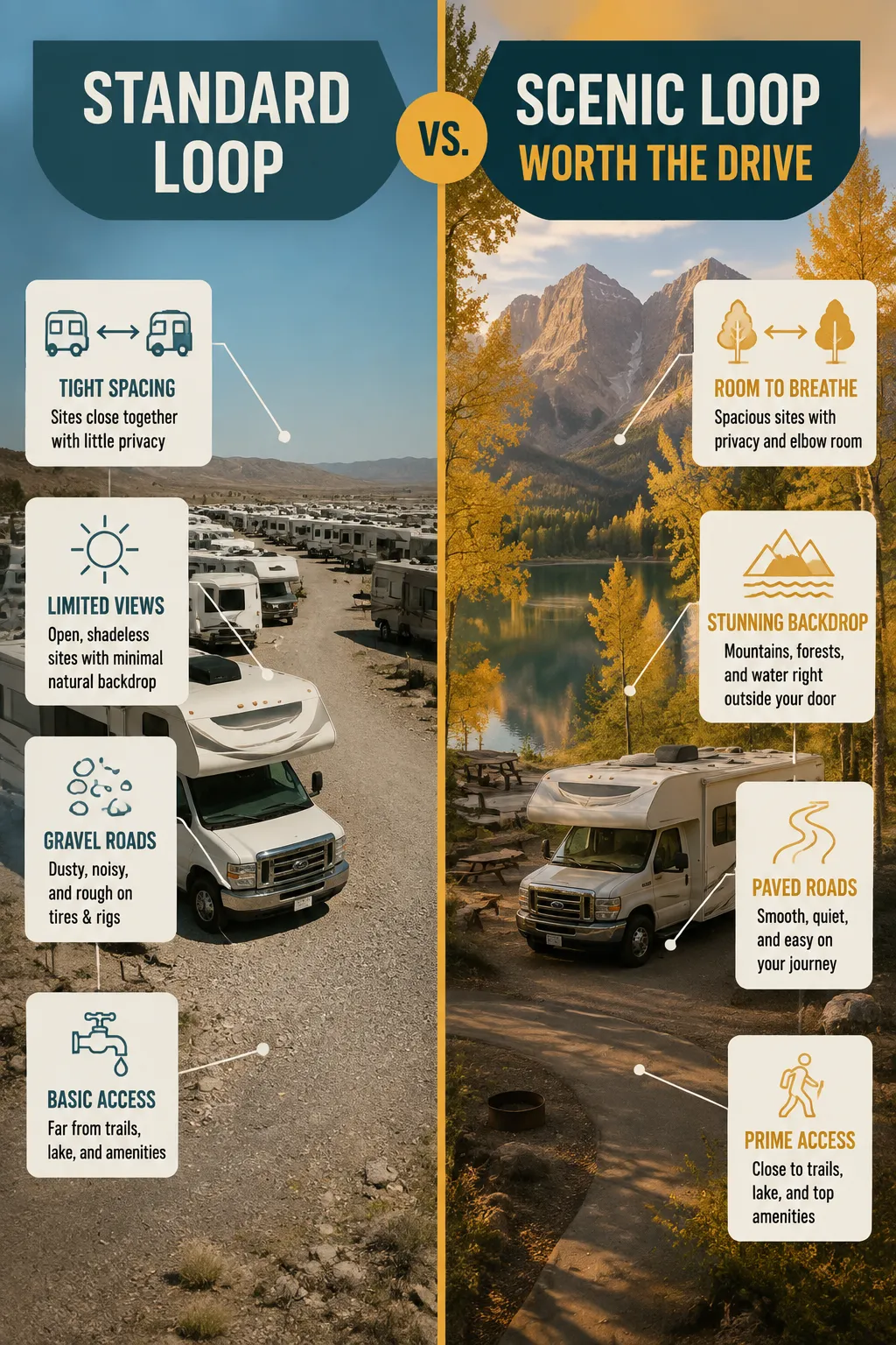 Common Mistakes RVers Make When Choosing Campground Loops