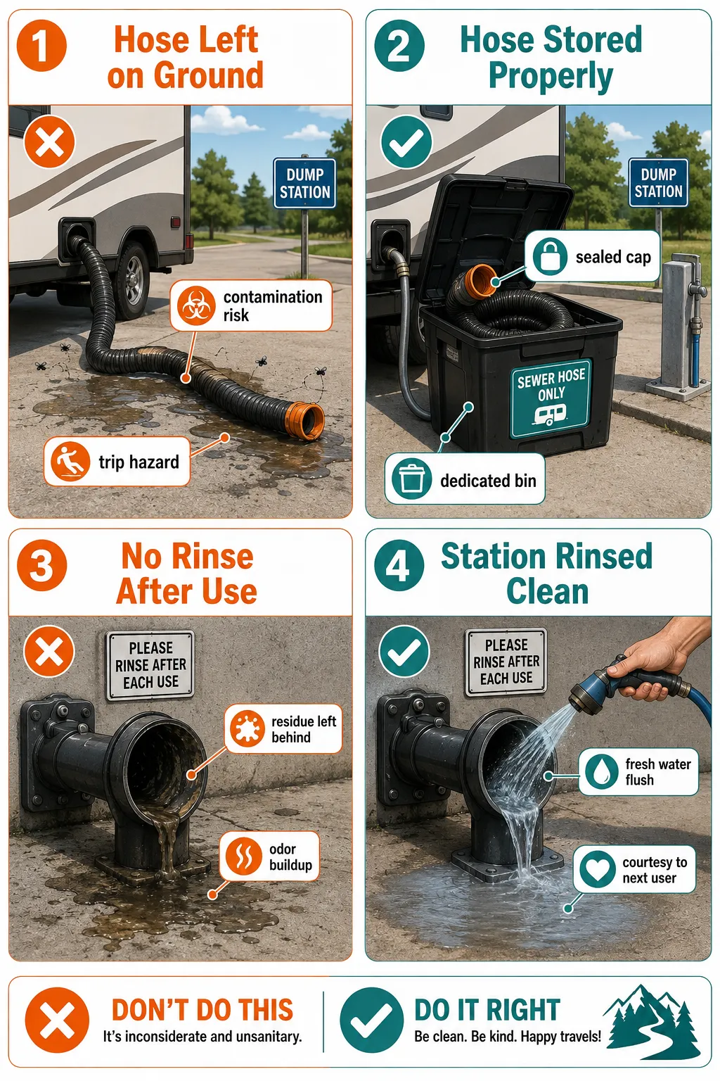 Etiquette and Equipment: Avoiding the Worst of the 19 RV Dump Station Mistakes That Gross Everyone Out