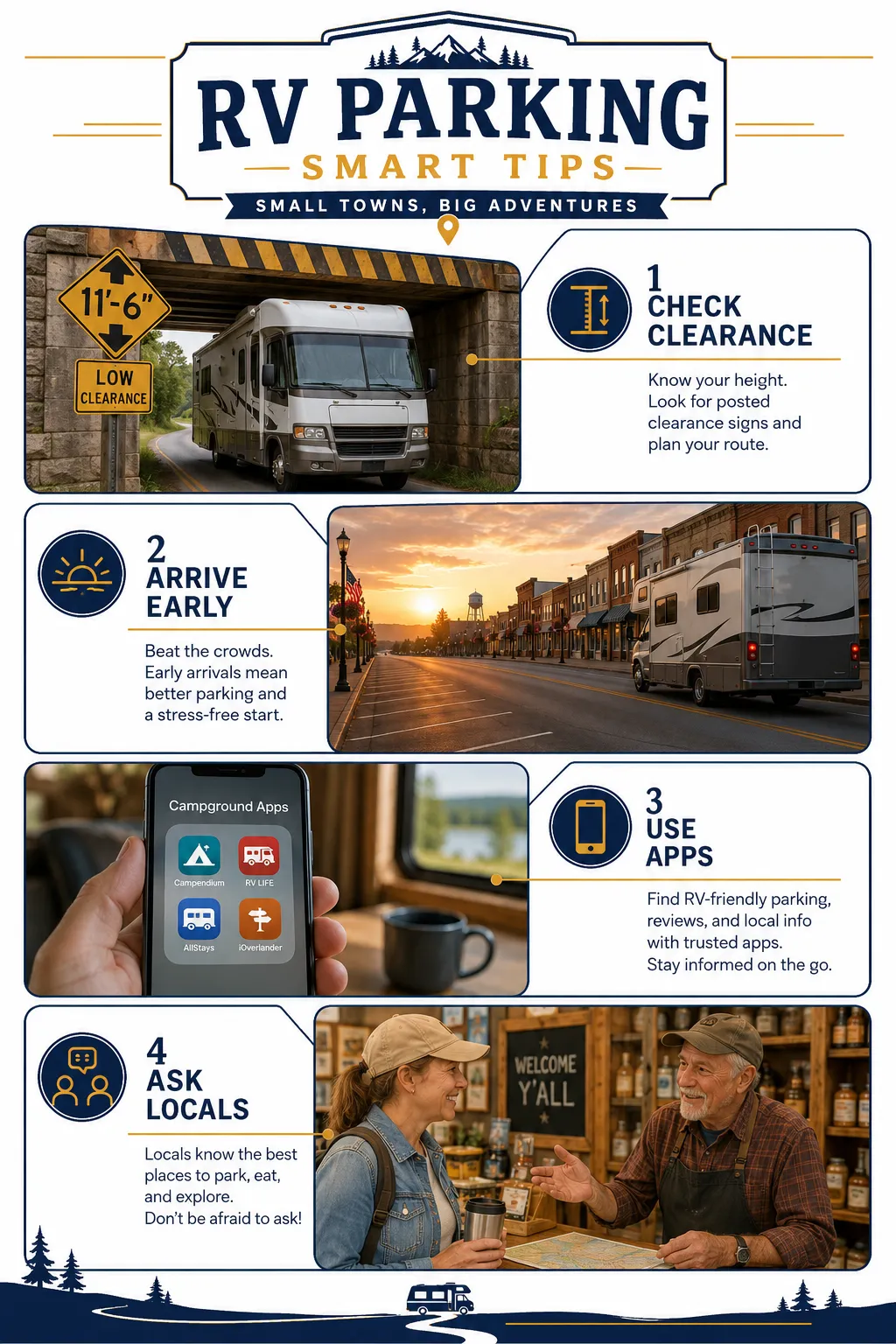 RV Parking Tips for Small-Town Main Streets