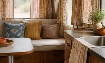12 Stripes, Florals & Paisleys: Vintage Camper Curtain Redo Inspiration