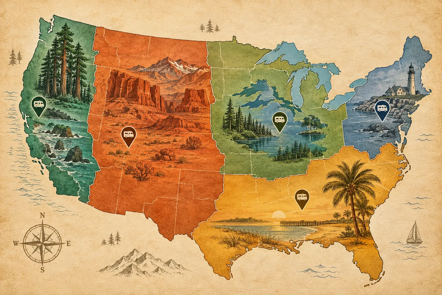 Best RV Parks and Campgrounds by Region: A Complete Guide for Every Type of Camper