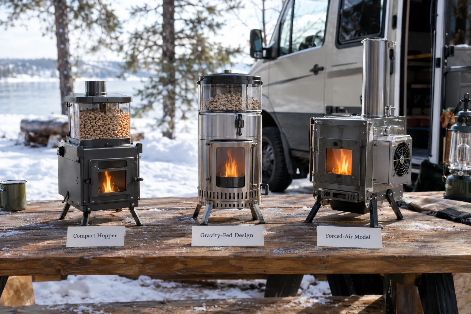 Comparing Pellet Heaters for Off-Grid and Cold-Weather RV Camping