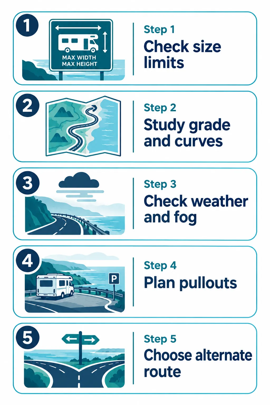 How to Survive This Coastal Highway in a Motorhome (or Avoid It)
