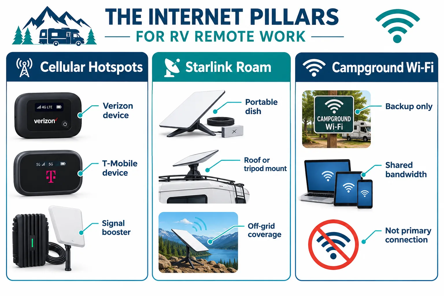 Internet Setup for Remote Work from Your RV: Complete Setup Guide for Digital Nomads Who Love Camping
