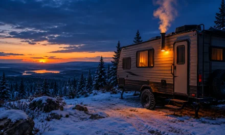 Off-grid and cold-weather RV camping with new self-powered pellet heaters