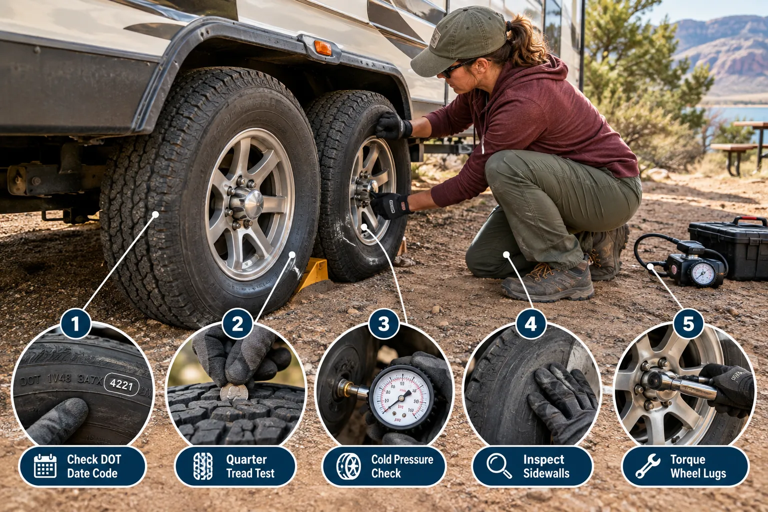 RV Tire Maintenance and Upgrades: A Step-by-Step Checklist for Safer Off-Road Adventures