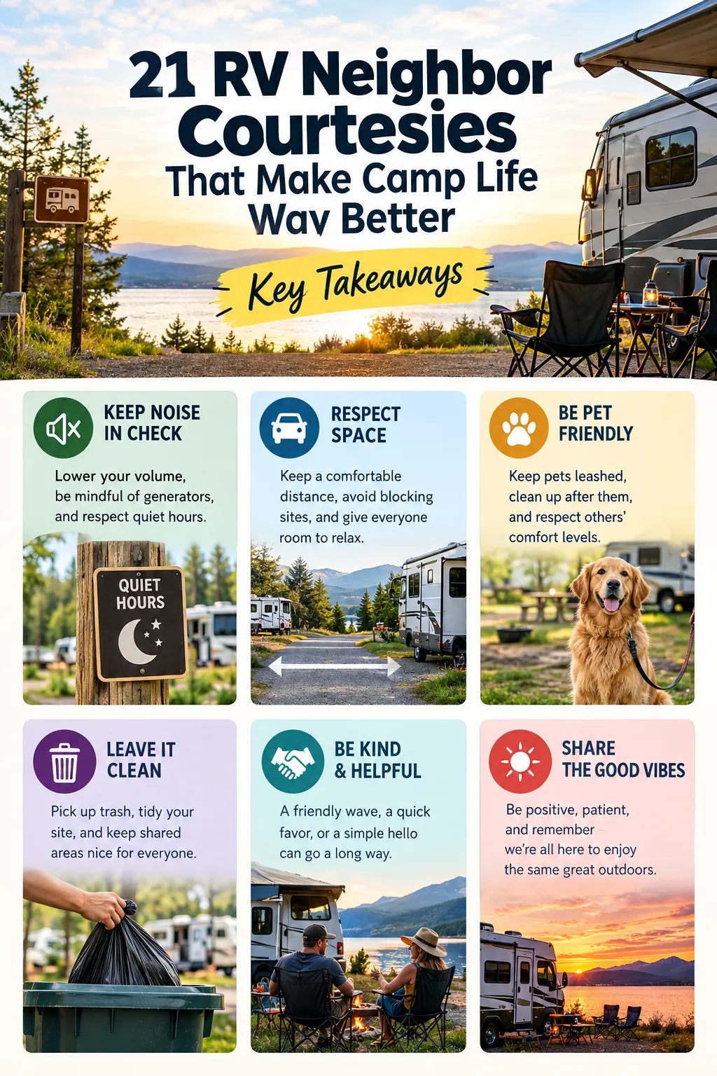 Space & Parking Courtesies: The Foundation of 21 RV Neighbor Courtesies That Make Camp Life Way Better