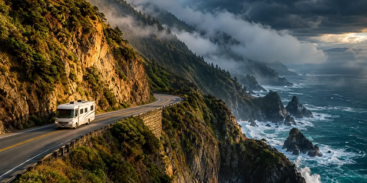The Coastal Highway That is Terrifying to Drive in a Motorhome