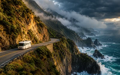 The Coastal Highway That is Terrifying to Drive in a Motorhome
