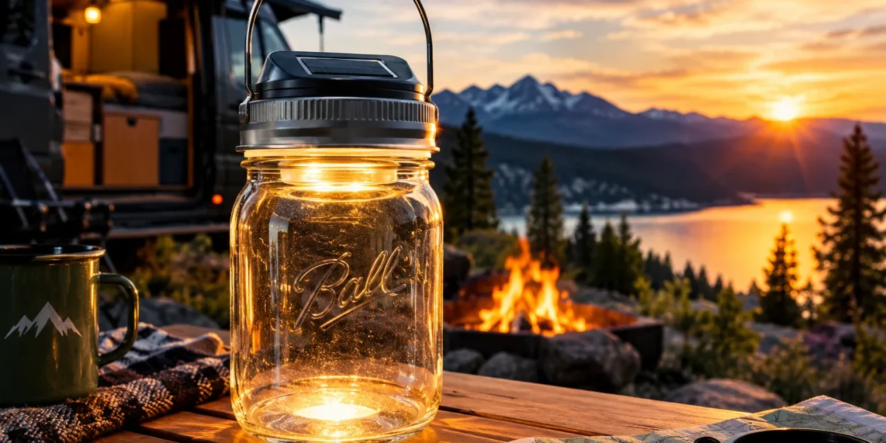 The “Mason Jar” Upgrade That Makes Boondocking 10x Easier