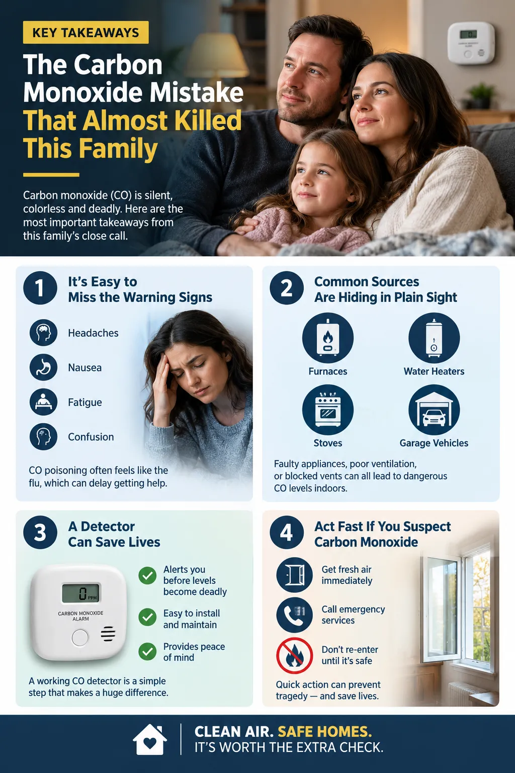 What Actually Happened: The Carbon Monoxide Mistake That Almost Killed This Family