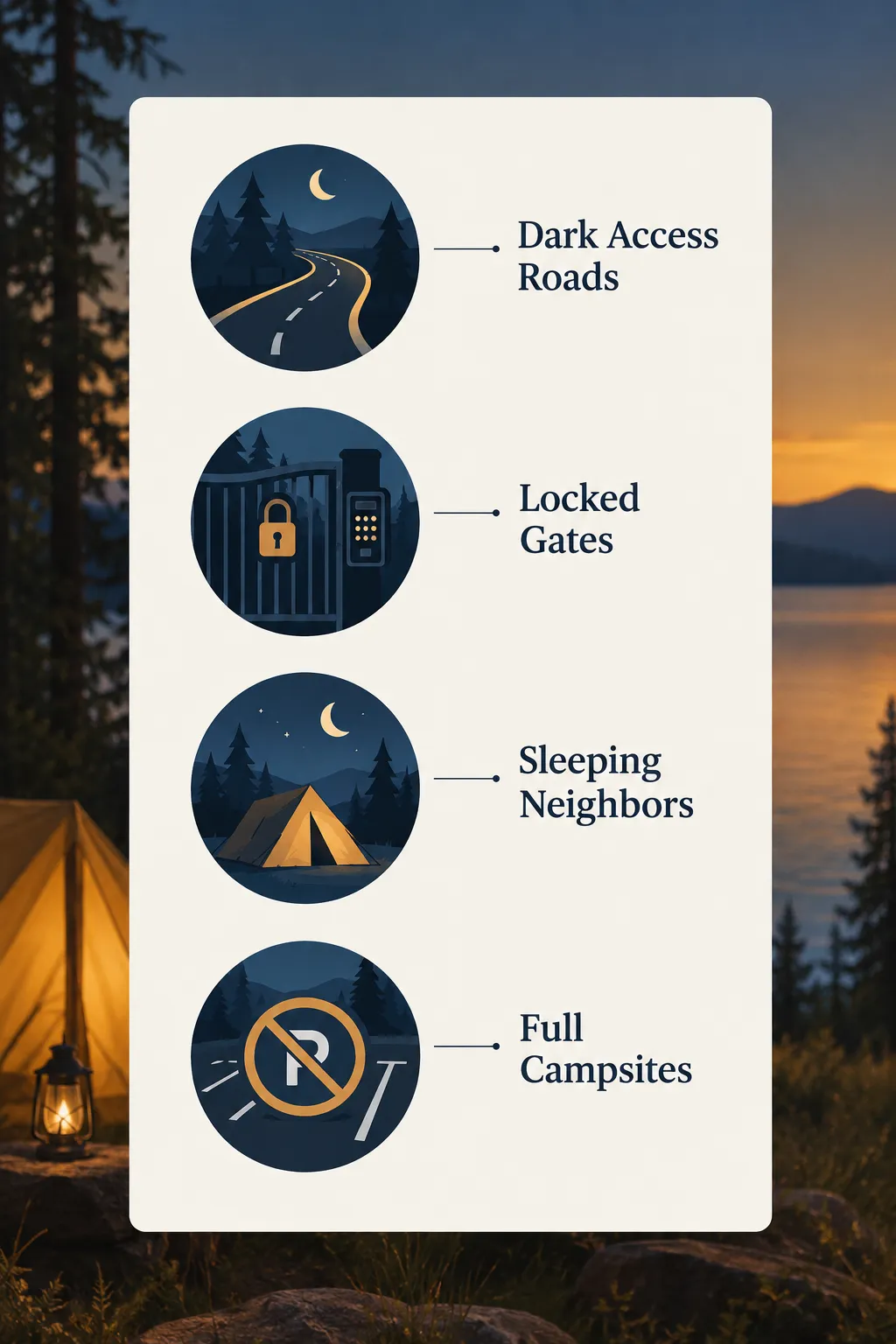 What Makes Late Arrivals So Stressful for RV Campers