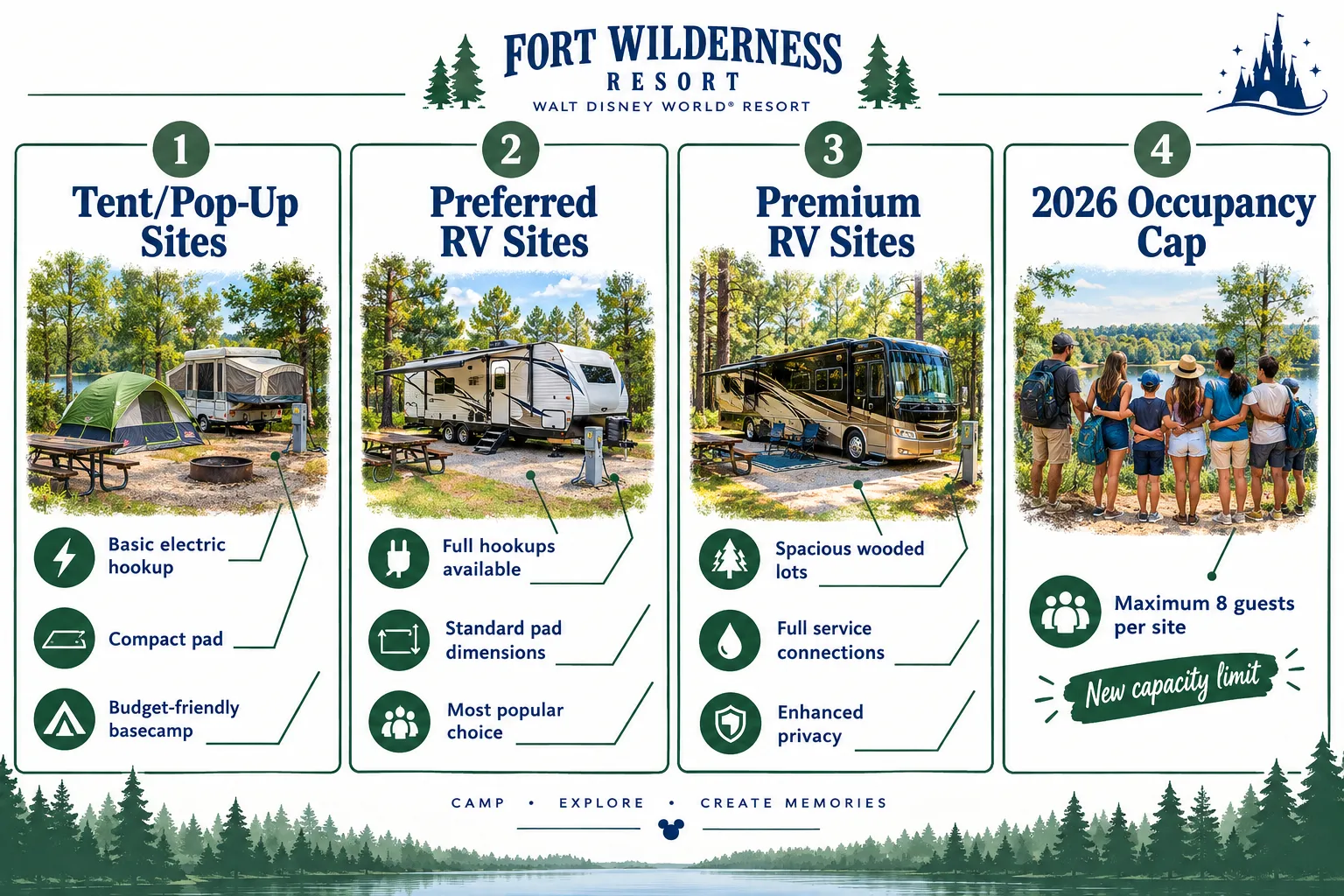 Why Fort Wilderness Is the Only True On-Property RV Camping at Disney World Option