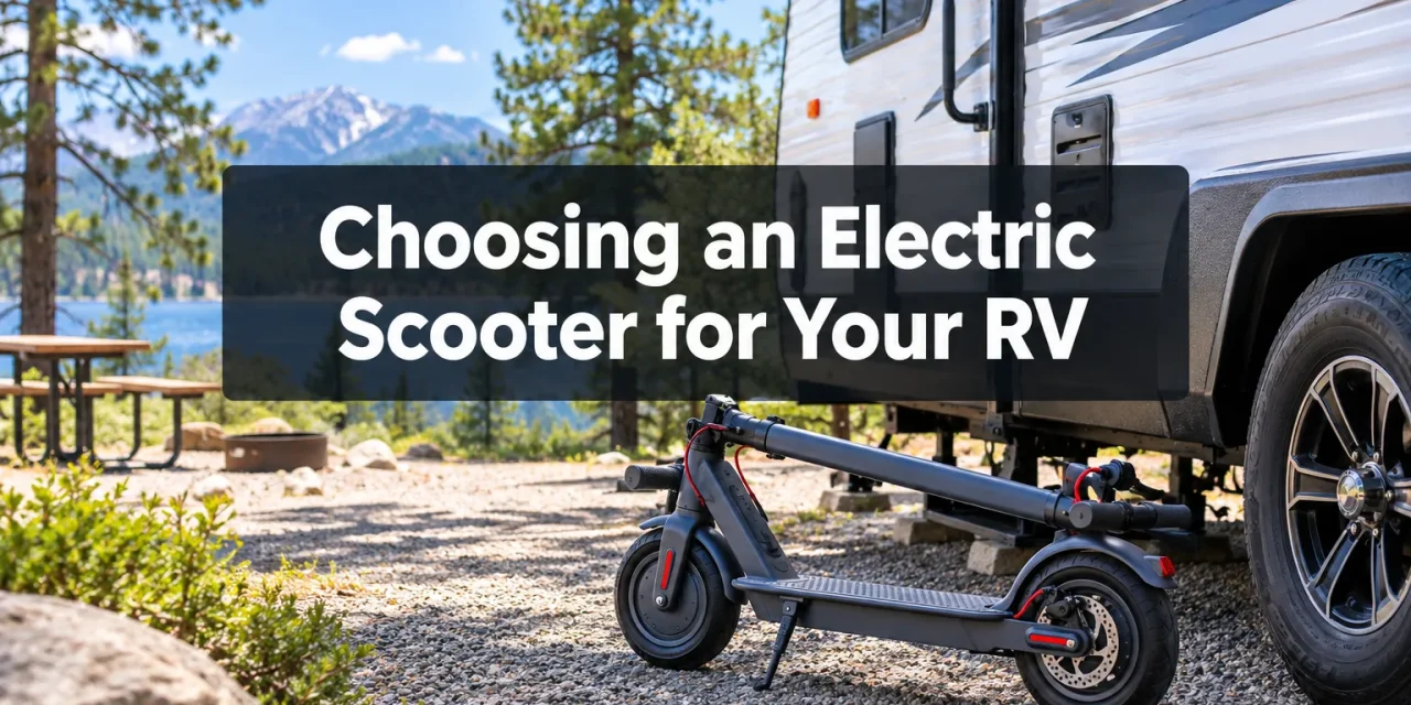 Choosing an Electric Scooter for Your RV: Compact Campground Transportation and Town Runs