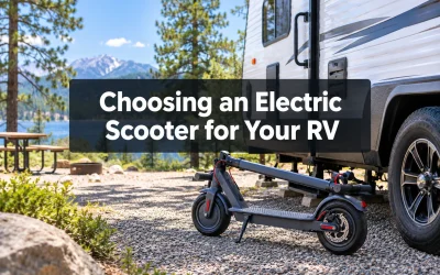 Choosing an Electric Scooter for Your RV: Compact Campground Transportation and Town Runs