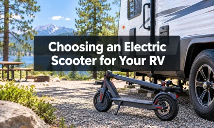 Choosing an Electric Scooter for Your RV: Compact Campground Transportation and Town Runs