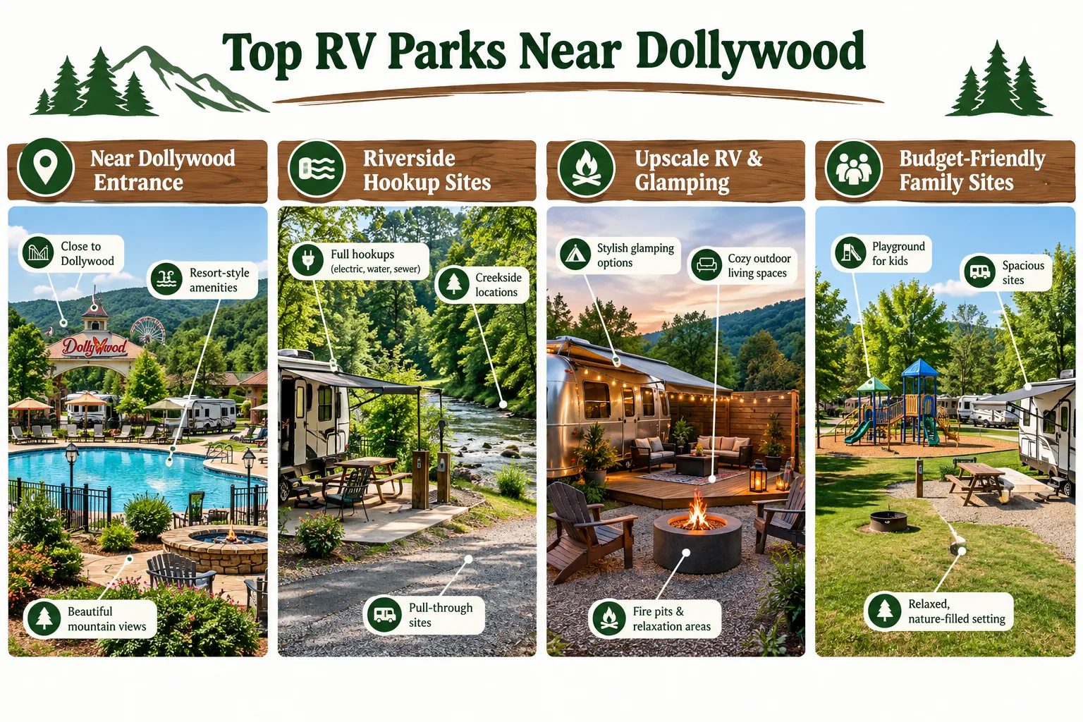 Choosing Your Base Camp: Top RV Parks Near Dollywood and Pigeon Forge