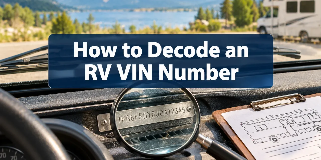 How to Decode an RV VIN Number: Complete RV Specs & History Lookup Guide