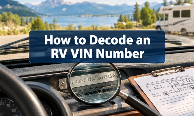 How to Decode an RV VIN Number: Complete RV Specs & History Lookup Guide
