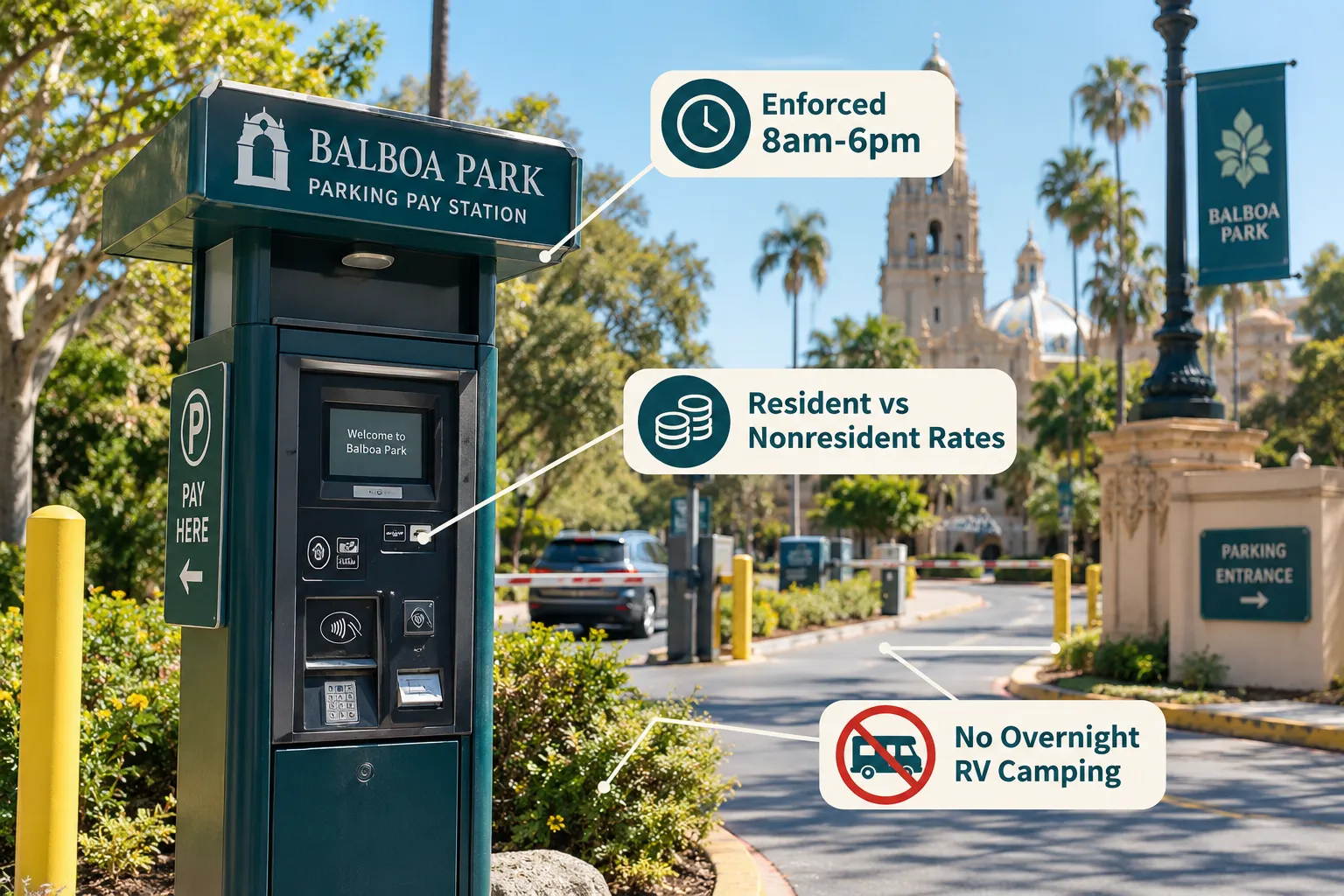 No Overnight RV Camping in Balboa Park, Here's the Reality