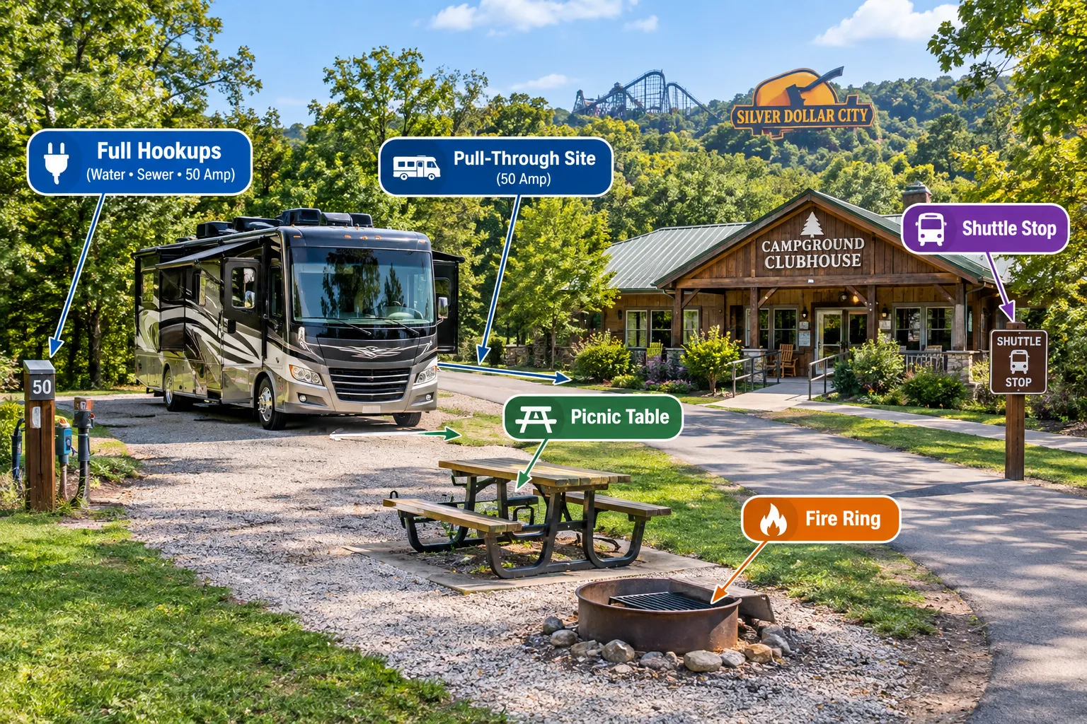 Silver Dollar City Campground: The On-Site RV Option