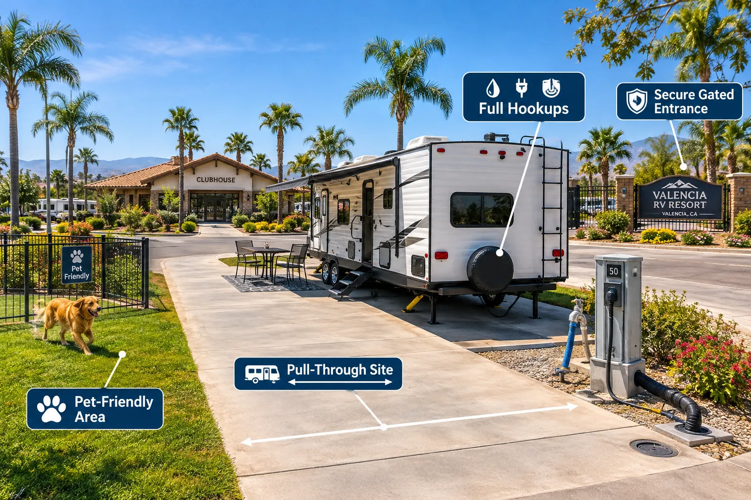 Six Flags Magic Mountain RV Basecamps: Best Parks Near Valencia, CA, Why Valencia Travel Village Wins