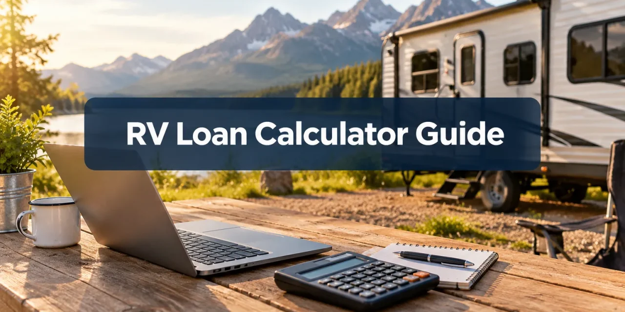 RV Loan Calculator Guide: Down Payment, APR, Term Length, and the True Monthly Cost of Ownership