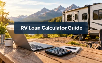 RV Loan Calculator Guide: Down Payment, APR, Term Length, and the True Monthly Cost of Ownership