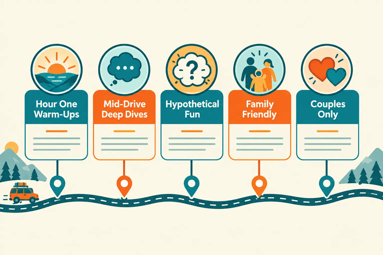 The Full List: 21 Road Trip Conversation Starters That Make Long Miles Fly By